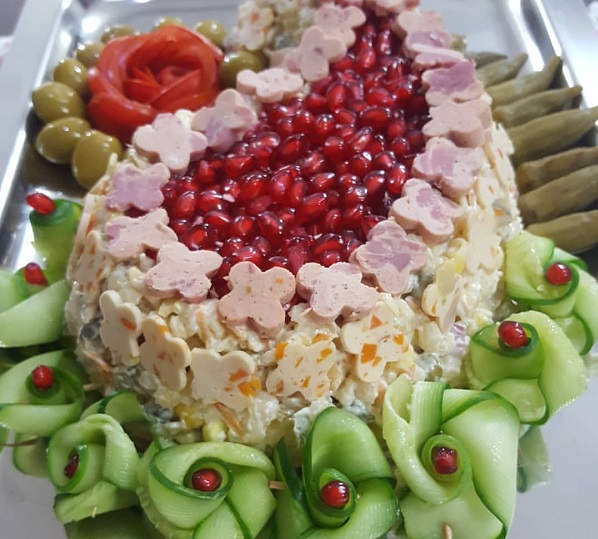 طرز تهیه سالاد ماکارونی مجلسی مخصوص شب یلدا !