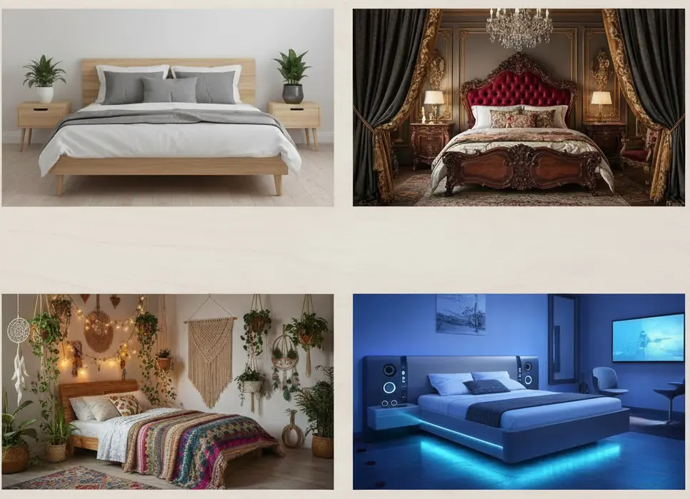 تست شخصیت شناسی: با انتخاب تخت‌خواب مورد علاقه‌ت بفهمید چقدر جاه طلب هستید!