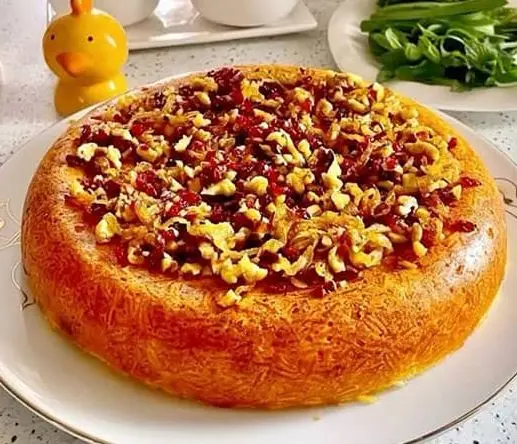 ته‌چین گردویی: غذای سلطنتی بدون گوشت برای مهمانی‌های خاص