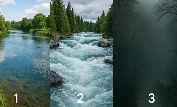 تست شخصیت شناسی : بگویید از کدام رودخانه عبور می کنید تا بفهمید چقدر پر هیاهو هستید