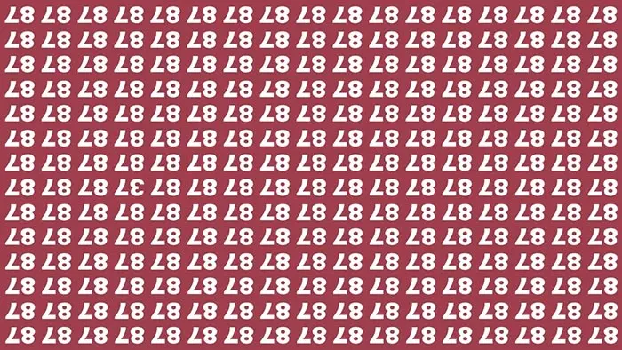 تست هوش : فقط ۸ ثانیه وقت دارید تا عدد ۳۷ معکوس را پیدا کنید!