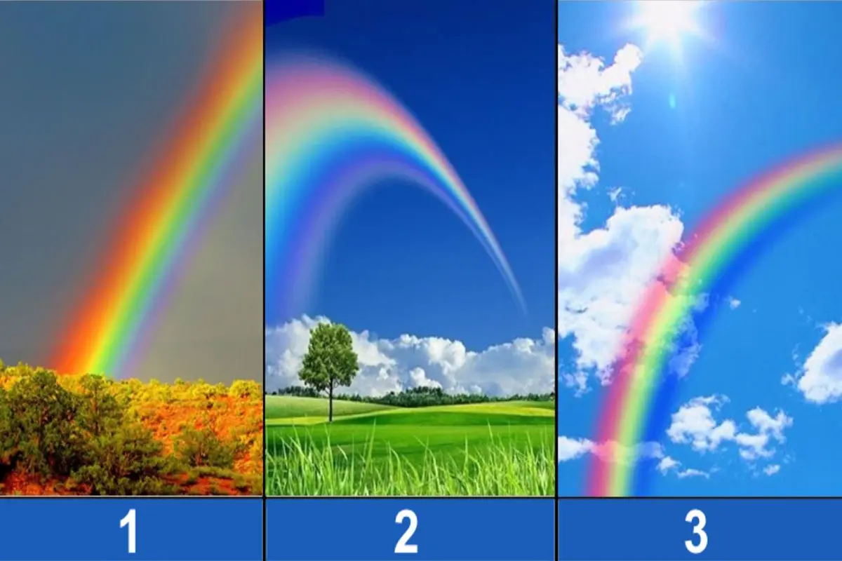 تست شخصیت شناسی | یک رنگین کمان روشنایی روح شمارو اشکار میکند