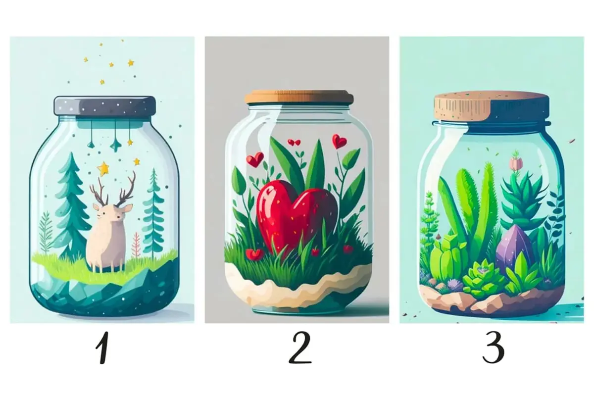 تست شخصیت شناسی | یک ظرف شیشه ای انتخاب کنید تا ببنید طبیعت چه ارمغانی برایتان دارد