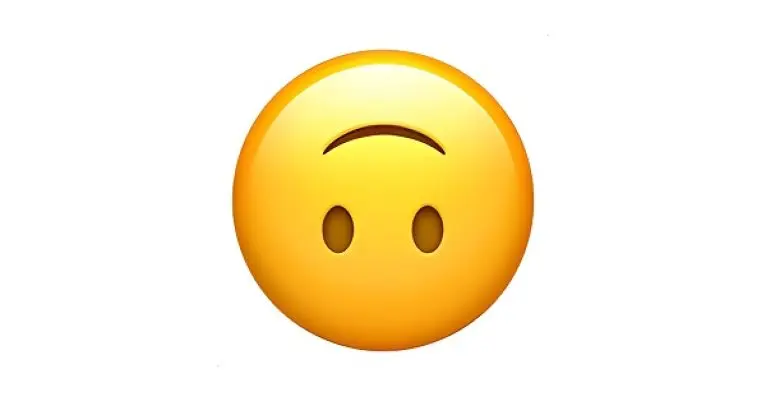 معنی استیکر | معنی ایموجی صورت وارونه چیست؟