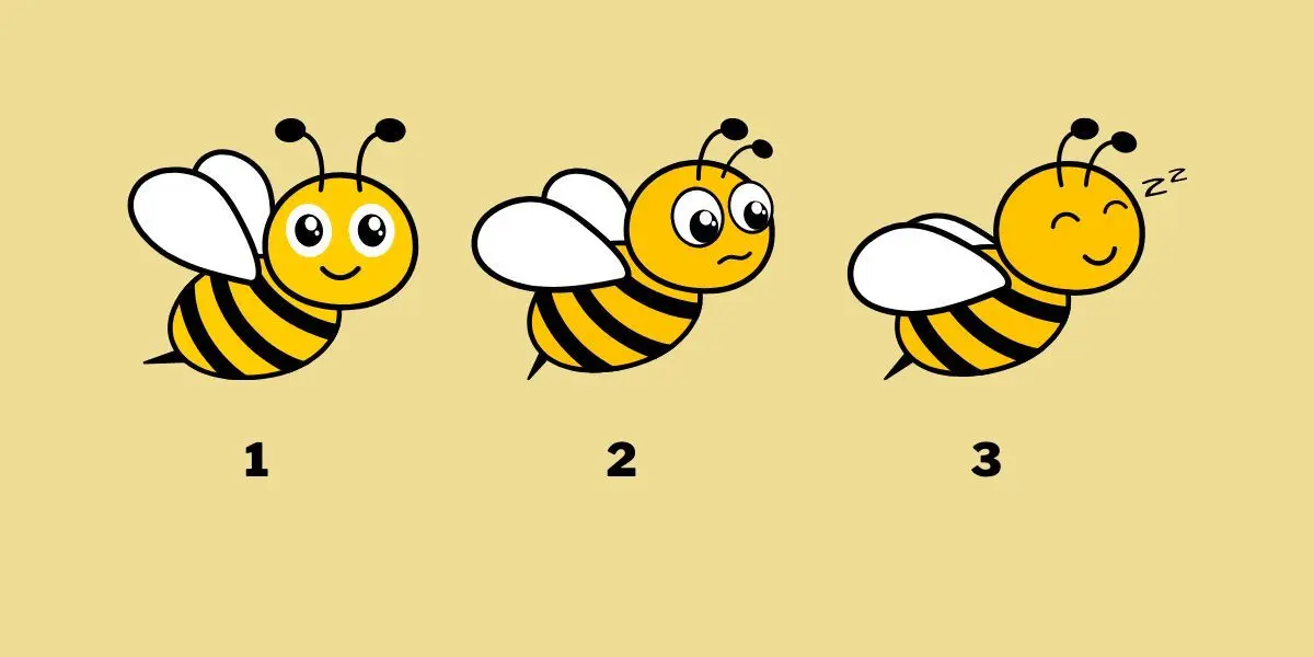 تست شخصیت شناسی | یک زنبور و انتخاب کن تا بگم بهت چقدر استرس داری