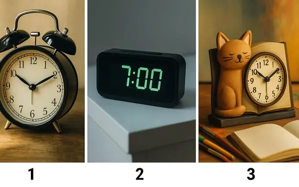 تست شخصیت شناسی : یک ساعت زنگدار را انتخاب کنید تا بفهمید چقدر خلاق هستید!