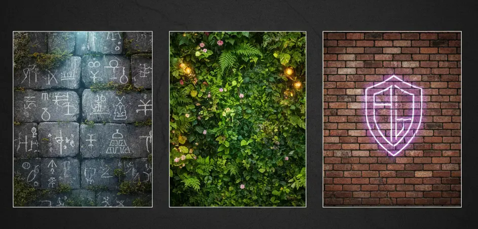 تست شخصیت شناسی :با انتخاب یکی از دیوارها بفهمید از چه چیزی محافظت می‌ کنید!