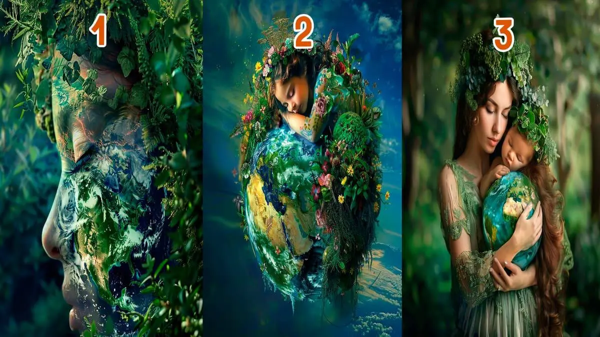 تست شخصیت شناسی | یک تصویر جهان سبز انتخاب کن تا بگم روحت چی میخاد بهت برسونه