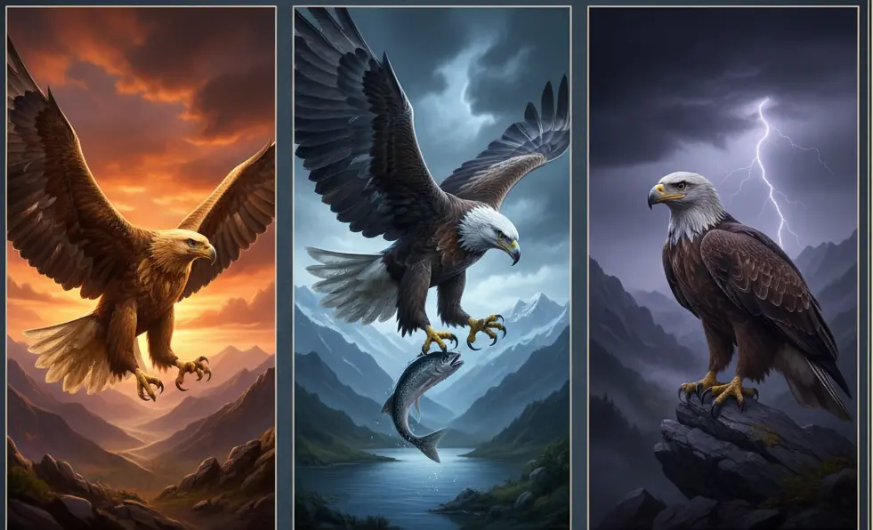 تست شخصیت شناسی : با انتخاب یک عقاببفهمید قدرت شما در چیست!