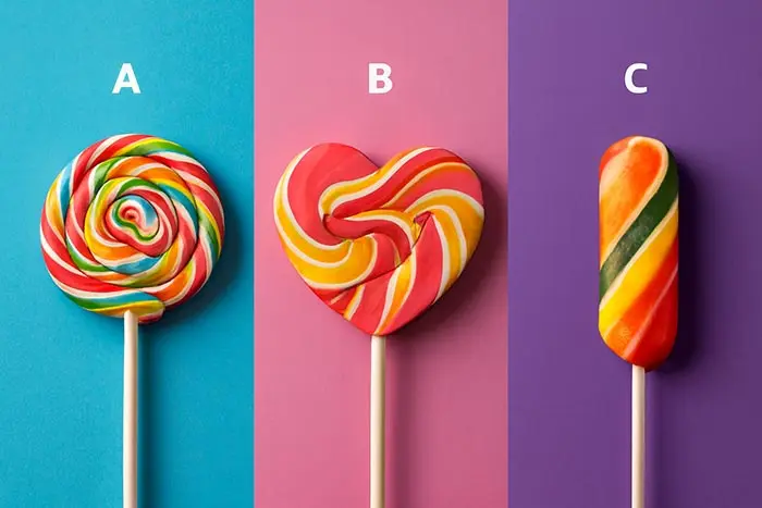 تست شخصیت شناسی : با انتخاب یک آبنبات چوبی بفهمید چقدر کمال گرا هستید!