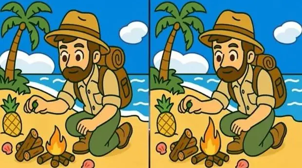 بازی فکری: اگر چشمان تیزبینی دارید،سه تفاوت این عکس‌ها را در 10 ثانیه پیدا کنید.