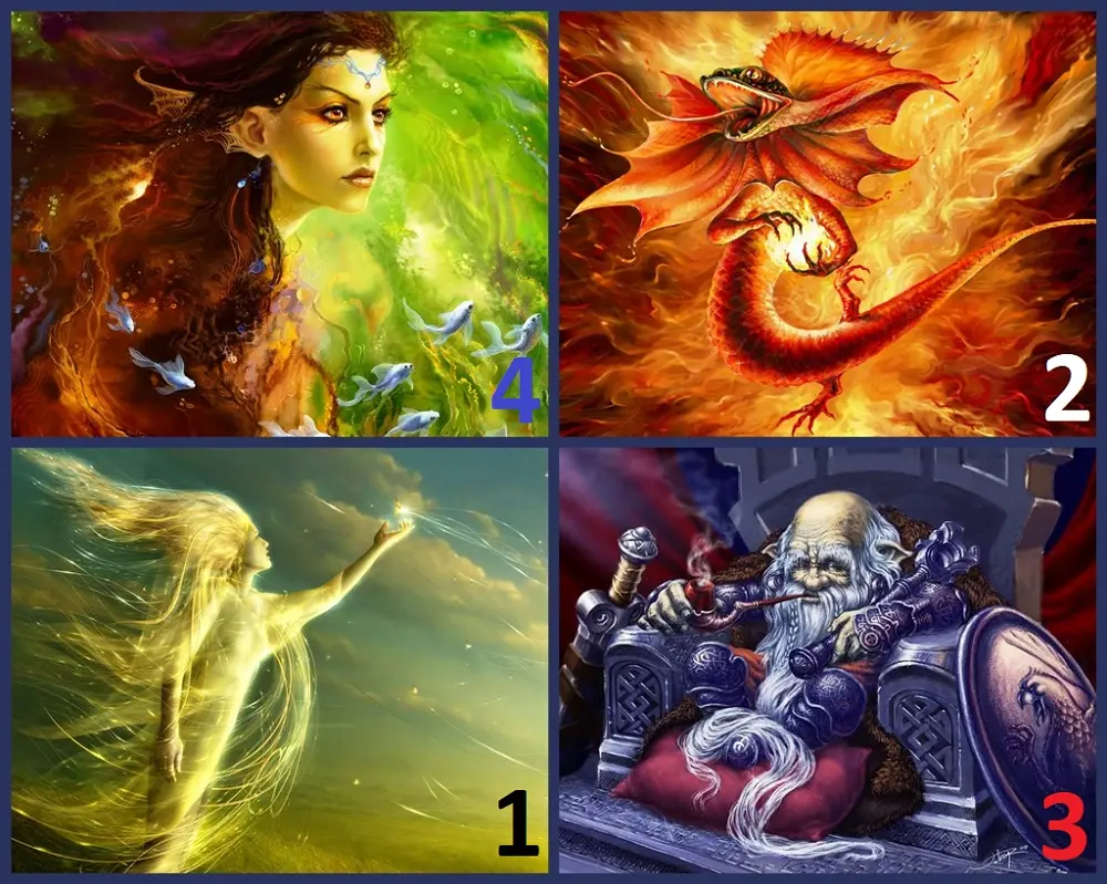 تست شخصیت شناسی | کدام عنصر در شما غالب است؟ و چه صفتی صفت بارز شماست؟