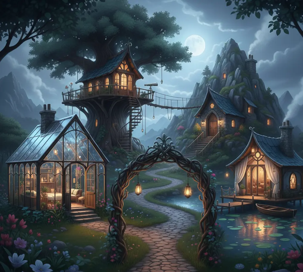 تست شخصیت شناسی : با انتخاب یک کلبه بفهمید چقدر چقدر به تنهایی نیاز دارید !