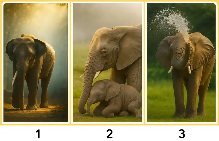  تست شخصیت شناسی : یک فیل را انتخاب کنید تا بفهمید چقدر مثبت اندیش هستید!