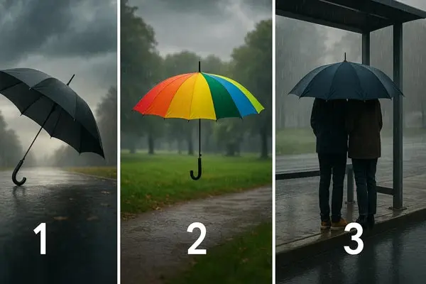 تست شخصیت شناسی : یک چتر را انتخاب کنید تا بفهمید چقدر سخت گیرید!