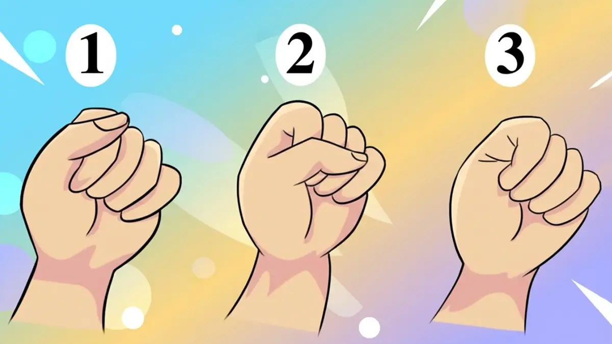 تست شخصیت شناسی : بگو دستت رو چطوری مشت می کنی تا بگم چه شخصیتی دارید!؟