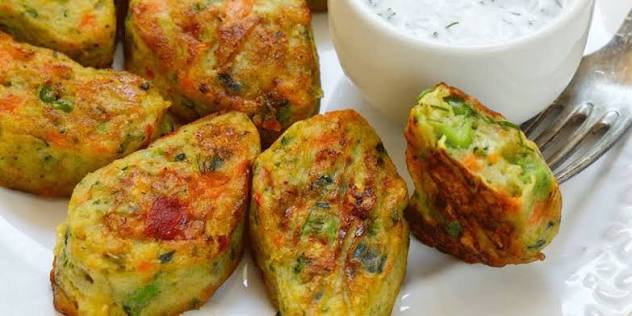 طرز تهیه ناگت سبزیجات بدون گوشت | ترد و طلایی، بدون وا رفتن داخل تابه