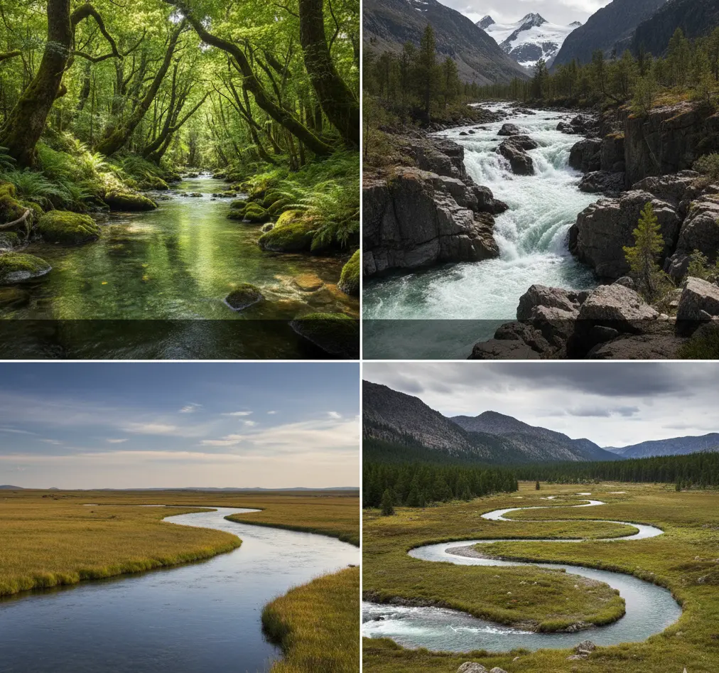 تست شخصیت شناسی : با انتخاب یک رودخانه بفهمید چقدر نترس هستید !