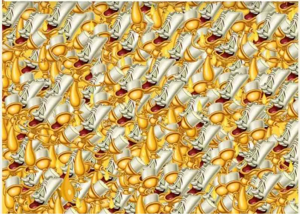 بازی فکری : این تست یکی از آزمون های بینایی ناساست؛ عمرا بتونی چراغ جادو رو پیدا کنی!