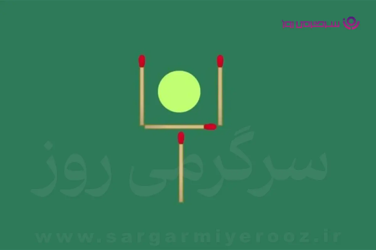 بازی فکری | اگه ذهن خلاقی داری باید بتونی توپ را بدون لمس‌کردن آزاد کنی