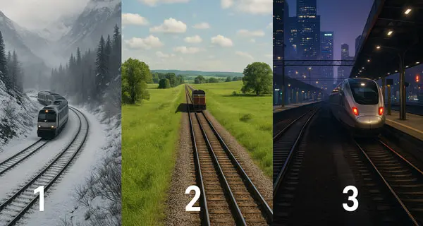  تست شخصیت شناسی : بگویید کدام مسیر قطار را انتخاب می کنید تابفهمید چقدر اهل برنامه ریزی هستید!