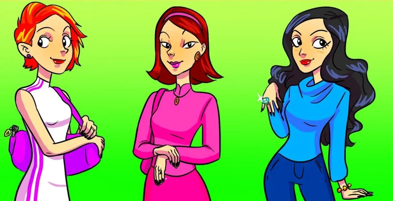 تست هوش | کدام دختر با یک پسر پولدار قرار دارد؟