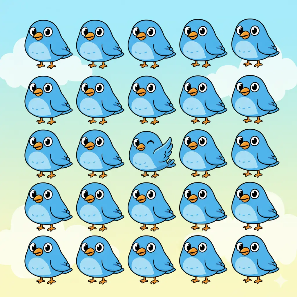 بازی فکری : اگه ضریب هوشیت با کارآکاه گجت یکیه تو 3 ثانیه پرنده متفاوت و پیدا کن