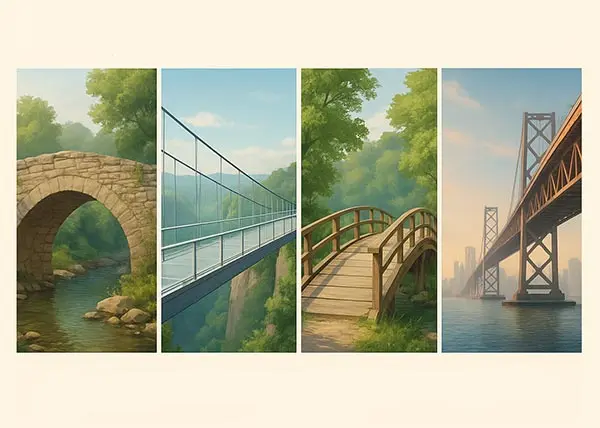 تست شخصیت شناسی : یک پل را انتخاب کنید تا بفهمید چه روحیه ای دارید!