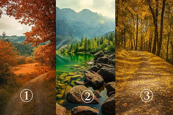 تست شخصیت شناسی : منظره‌ ای که انتخاب می‌ کنید، ویژگی های شخصیتی شما را آشکار می کند!