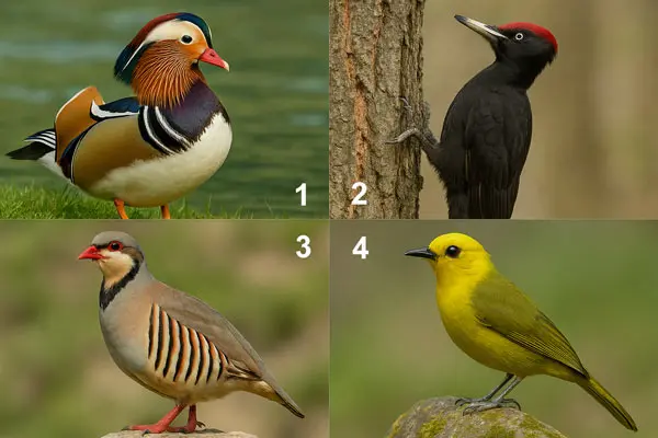 تست شخصیت شناسی : یک پرنده را انتخاب کنید تا بفهمید چقدر ماجراجویی!