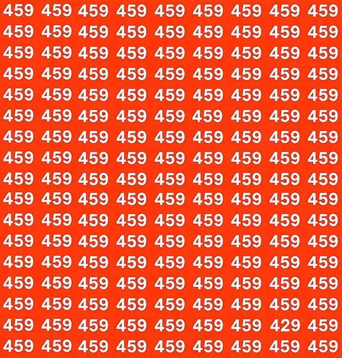 بازی فکری : فقط اوناییکه دید عقابی دارن تو 5 ثانیه عدد 429 و پیدا می کنند!