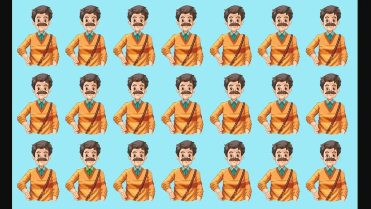 بازی فکری : اونایی که ضریب هوشیشون با پوآرو یکیه تو 6 ثانیه بگن کدوم مرد متفاوته!