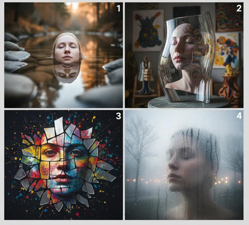 تست شخصیت شناسی : یک انعکاس انتخاب کنید و بفهمید چقدر صداقت دارید؟