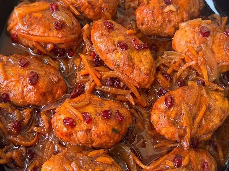 طرز تهیه کوفته سماق ترش و شیرین