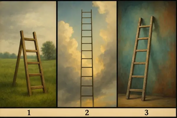 تست شخصیت شناسی  : یک نردبان را انتخاب کنید تا بفهمید چقدر واقعی هستید!