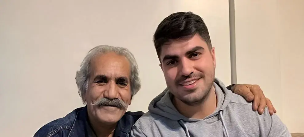 عمو کاووس نون خ خداحافظی کرد