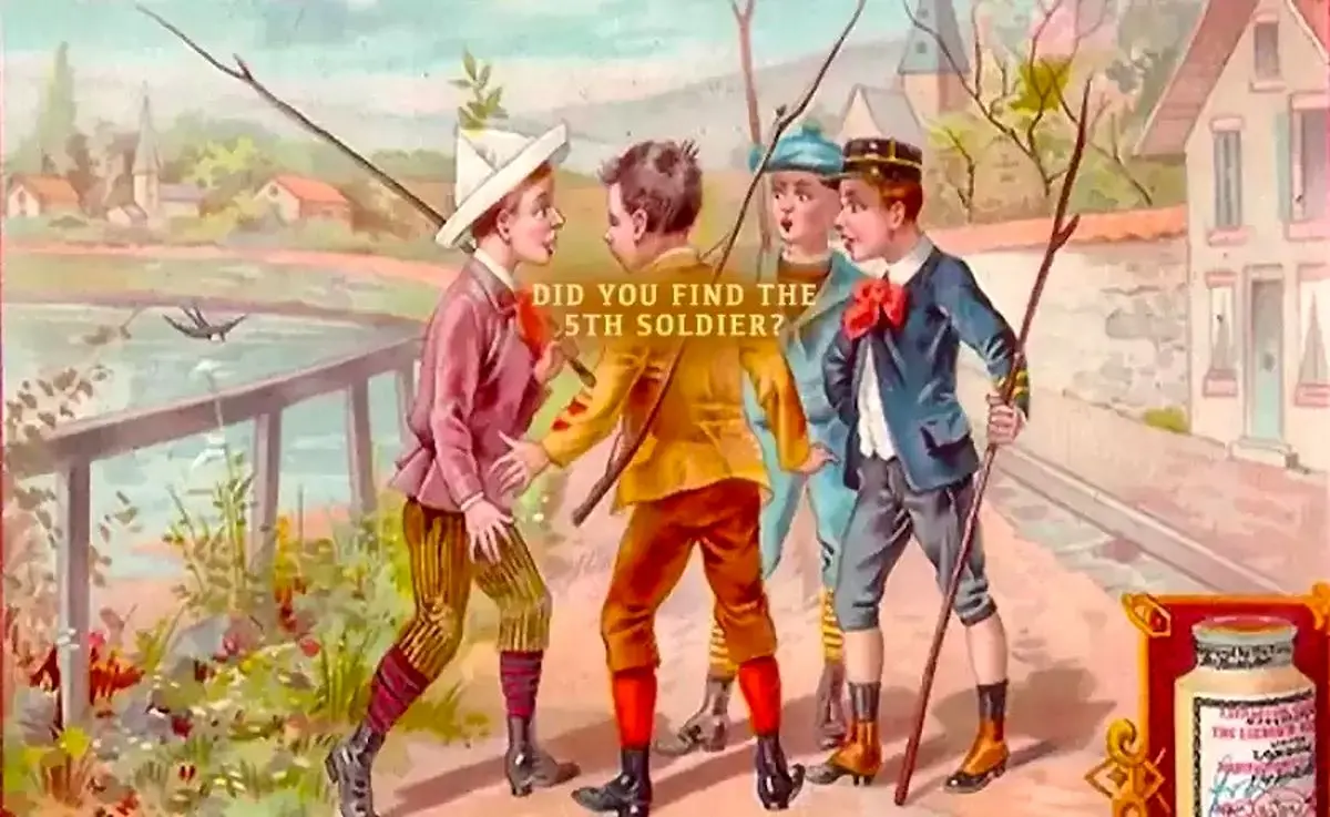 تست هوش | فقط 3 درصد از آدما میتونن نفر پنجم این تصویر رو زیر 10 ثانیه پیدا کنند + جواب تست