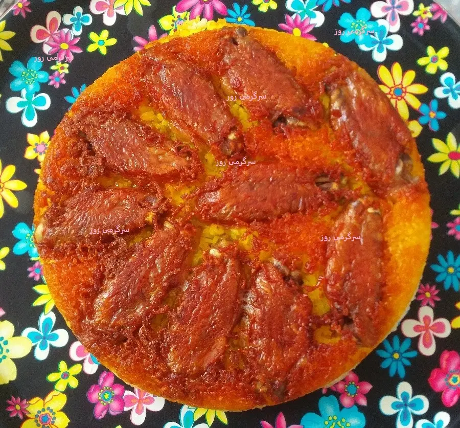 غذای ساده برای شام | ارمنی پلو با بال مرغ مجلسی