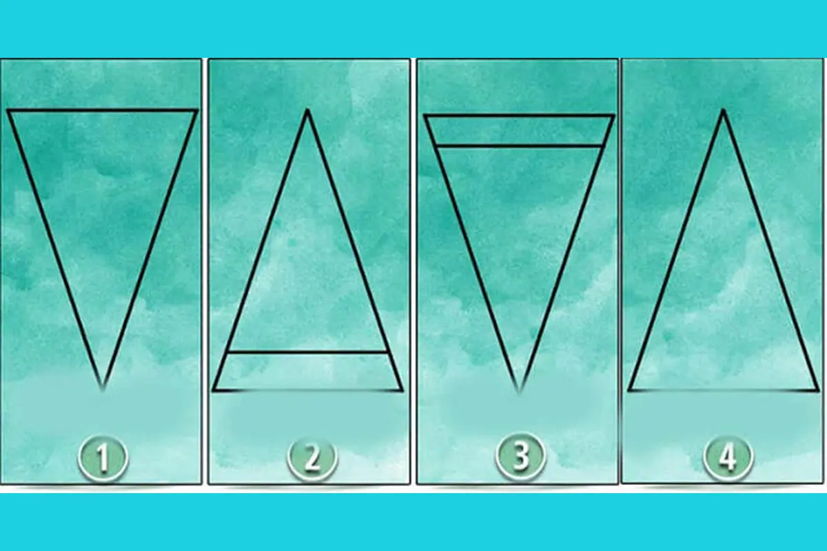 تست شخصیت شناسی | میخوای بگم نقطه قوت دورنیت تو چه زمینه ایه؟ یک مثلث انتخاب کن