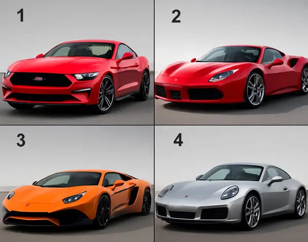 تست شخصیت شناسی : کدام ماشین لوکس را انتخاب می‌کنید؟ شخصیت واقعی شما همین حالا آشکار می‌شود