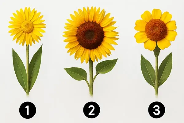 تست شخصیت شناسی : با انتخاب یک گل آفتابگردان بفهمید چقدر برونگرا هستید!