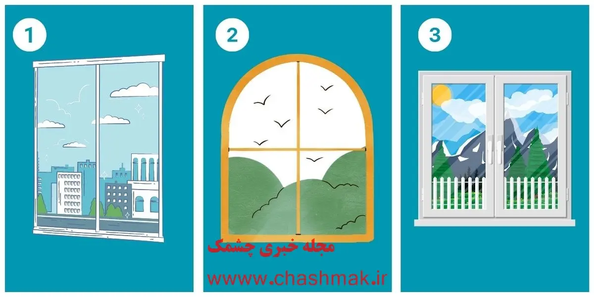 تست شخصیت شناسی | آدم محافظه کار یا جسوری هستی؟ | یکی از پنجره هارو انتخاب کن تا بگم