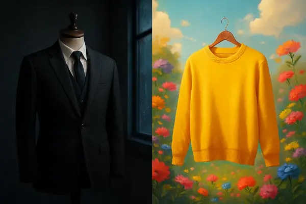  تست شخصیت شناسی : لباس تیره یا رنگی؟