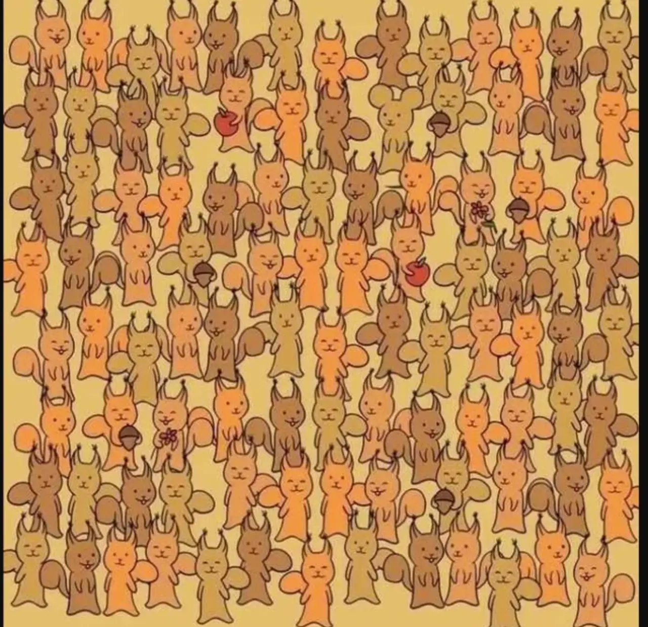 بازی فکری : نابغه‌های واقعی اینجایند! موش مخفی را در ۵ ثانیه پیدا کنید!