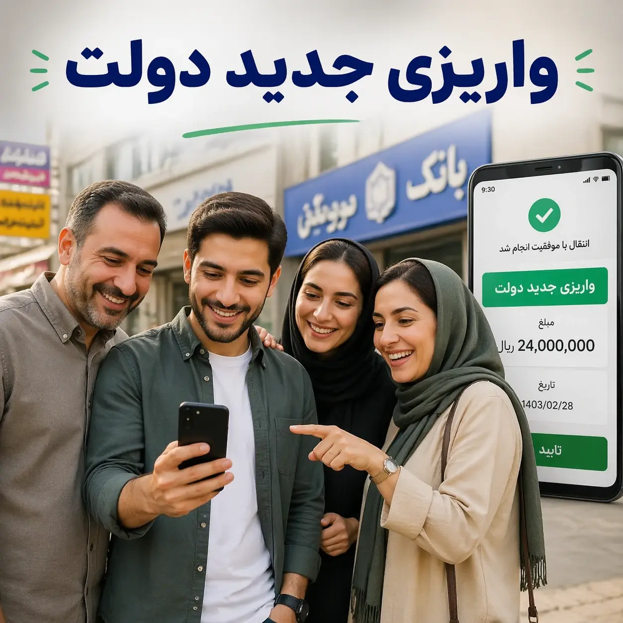 سورپرایز دولت برای خانواده‌ها؛  واریز خودکار ۲ میلیون تومانی فعال شد