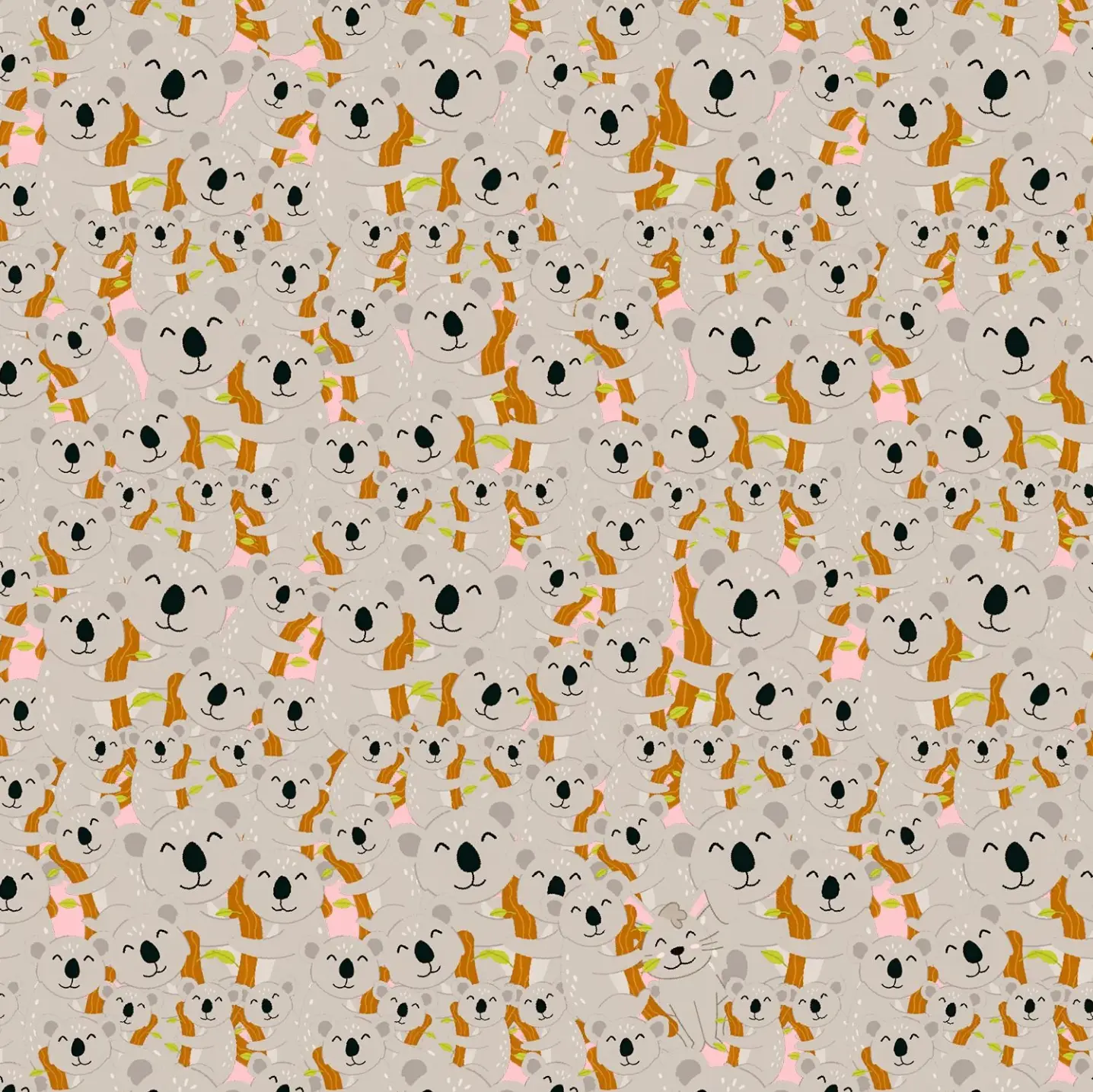 بازی فکری : فقط خلبان ها می تونن خرگوش رو بین کوالاها زیر 5 ثانیه گیر بیارن!