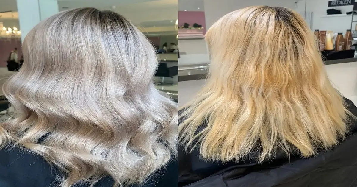 ترفند جادویی آرایشگرا برای جلوگیری از زرد شدن موها  | با این فرمول طلایی زردی موهاتو برای عید بگیر