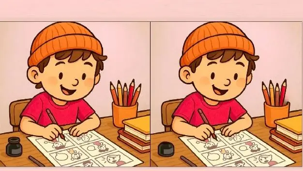 بازی فکری : اگر هوش بالایی دارید ۳ تفاوت را در تصویر این پسر بچه پیدا کنید