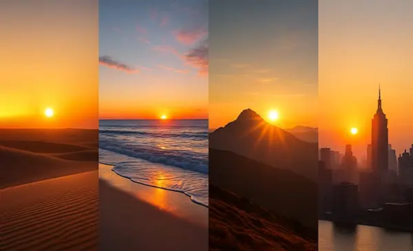 تست شخصیت شناسی : یک طلوع خورشید را انتخاب کنید تا بفهمید چقدر اجتماعی هستید