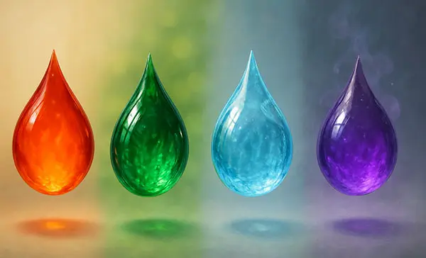 تست شخصیت شناسی : یک قطره رنگ را انتخاب کنید تا ویژگی شخصیتی شما را آشکار کنیم!